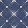 Vincent Navy Blue Patterned Vitrified 33.5x33.5cm (box of 13)