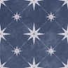 Vincent Navy Blue Patterned Vitrified 33.5x33.5cm (box of 13)