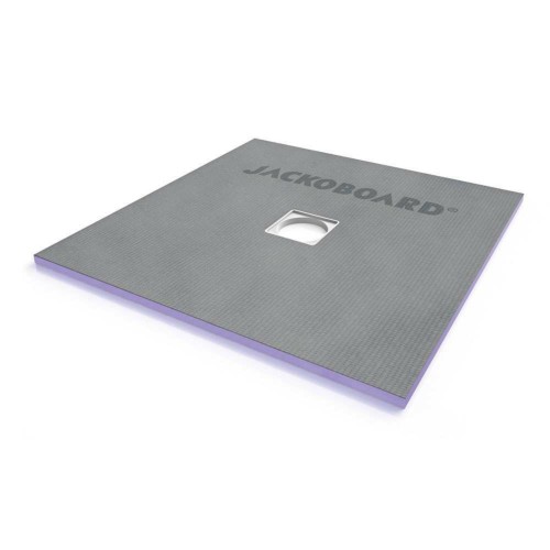 Jackoboard Aqua Flat Shower Tray - Centre Drain - 1800x900x20mm