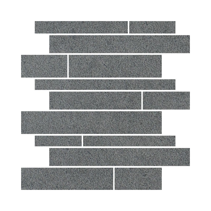 Surface Mid grey Matt 30x30cm Brick Mosaic