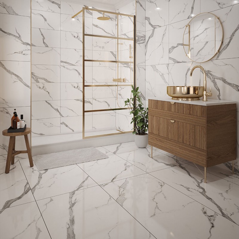 Hera Marble Tile, 60x120cm