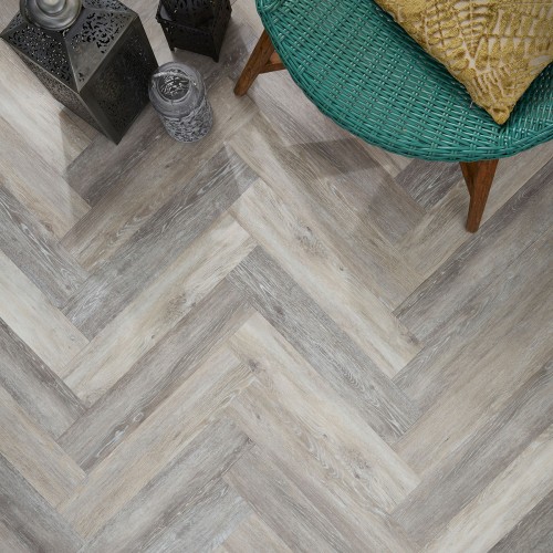 Rustic Parquet Grey Driftwood LVT 12.2x61cm (box of 50)