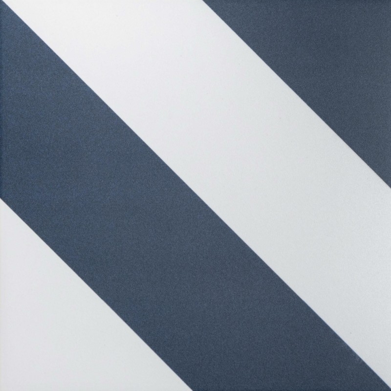 Zebra Blue and White 22.3x22.3cm (box of 23)