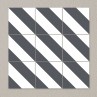 Zebra Black and White 22.3x22.3cm (box of 23)