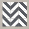 Zebra Black and White 22.3x22.3cm (box of 23)