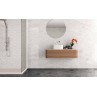 Midtown White Decor 25x75cm (box of 9)